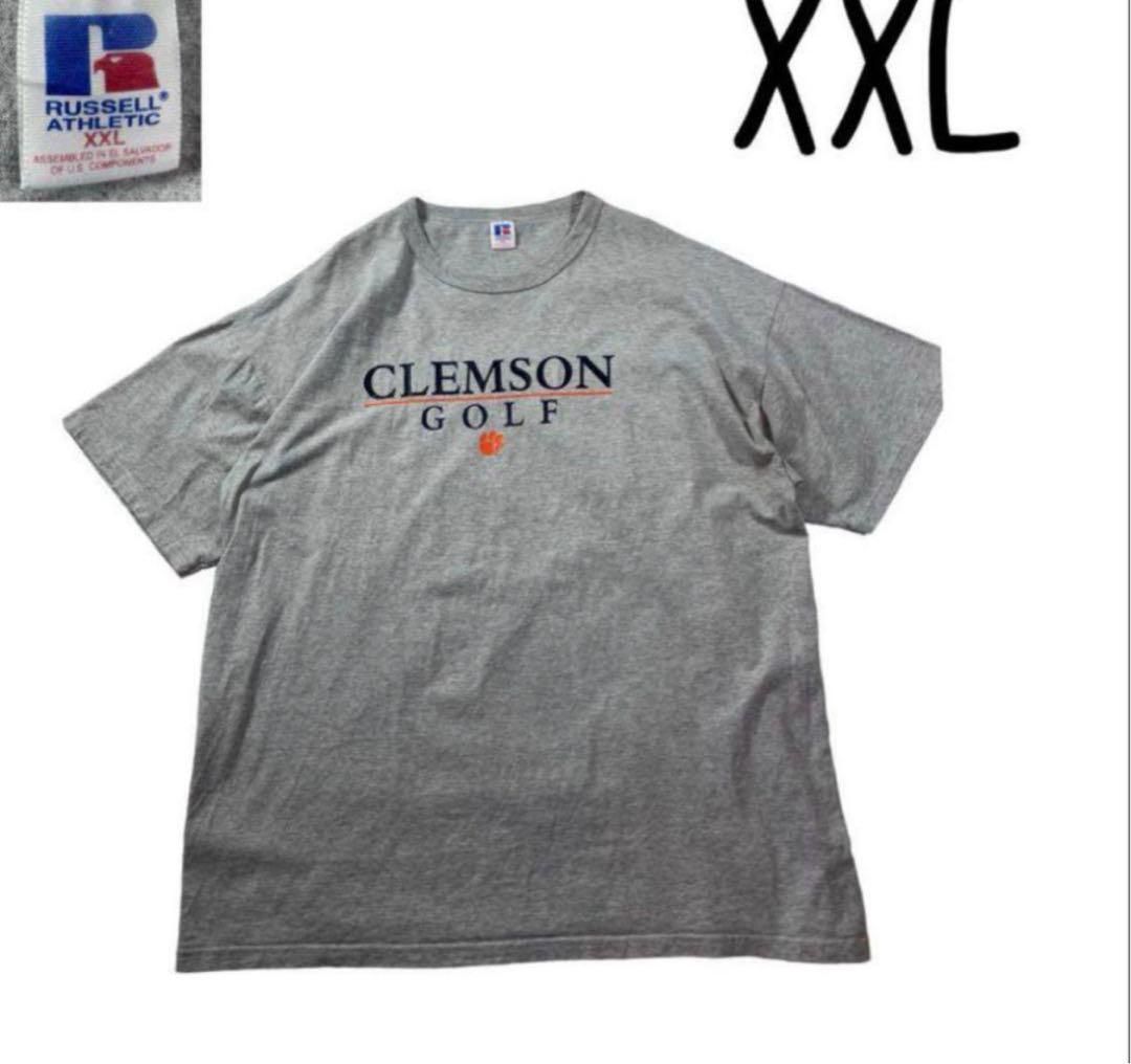 90s 00s ラッセルアスレティックXXL プリントTシャツアメリカ製生地