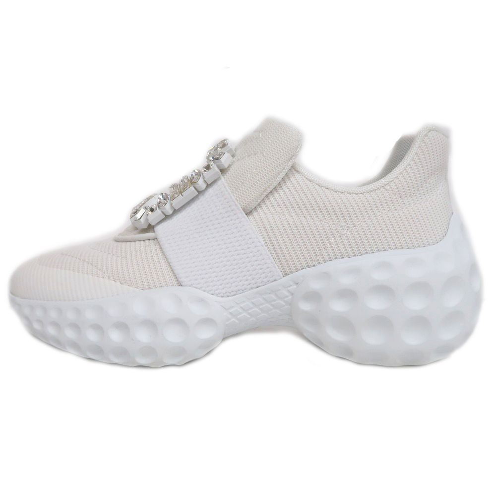 名東】ロジェヴィヴィエ ヴィヴラン スニーカー ビジュー付 サイズ37