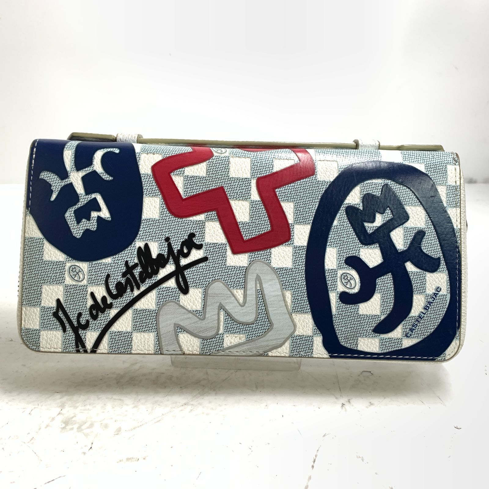 カステルバジャック 長財布 ラウンド ホワイト カステルバジャック