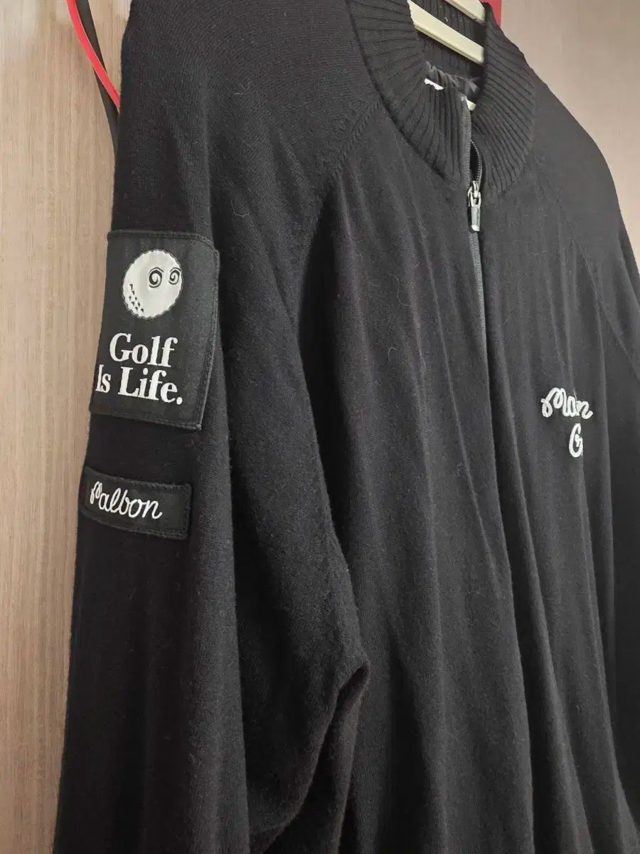 MALBON GOLF マルボンゴルフ ゴルフ ブラック ニット ジップアップ ジャケット WWW_USTAUSTRALIA_COM_AU