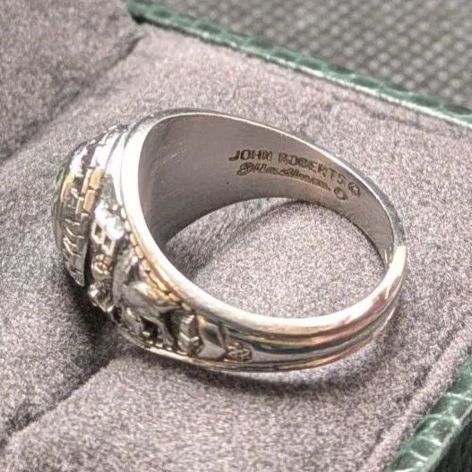 JOHN ROBERTS CEL 1978年 カレッジリング 12号 シラジウム WWW_SHINETEETH_COM