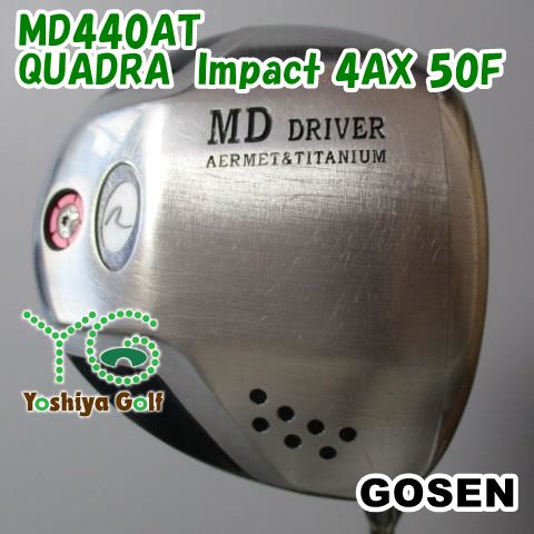 通販限定■ ドライバー ゴーセン MD440AT/QUADRA　Impact 4AX 50F//10[086182]