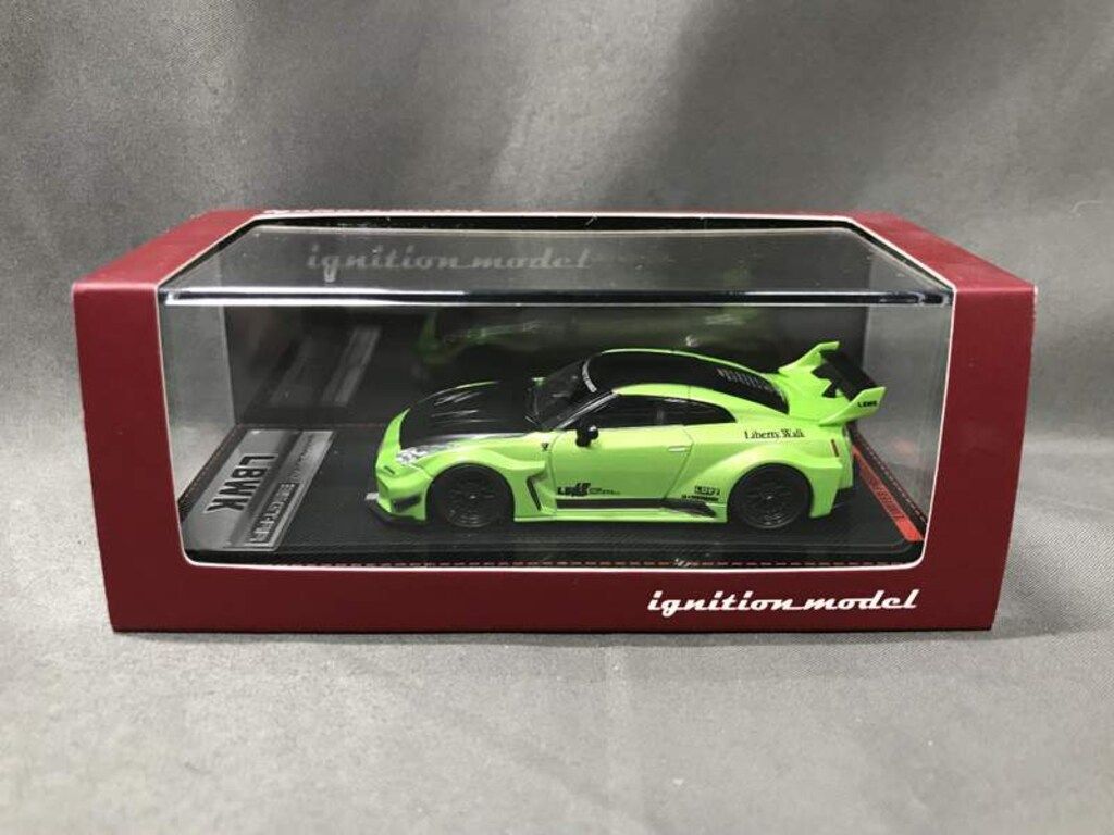 ignition model 1/64 LB-Silhouette WORKS GT Nissan 35GT-RR Green Metallic IG2384
