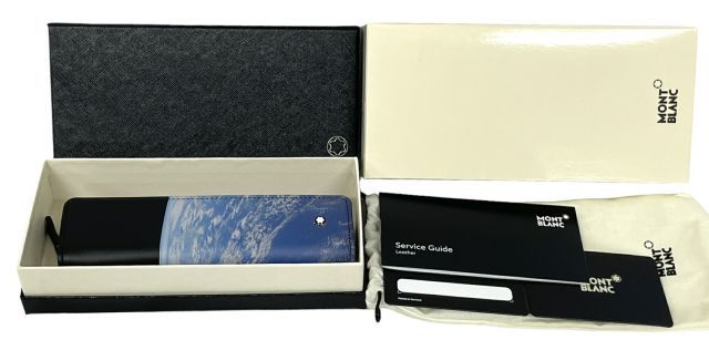 未使用 新古品 MONTBLANC モンブラン ラウンドジップ ペンケース
