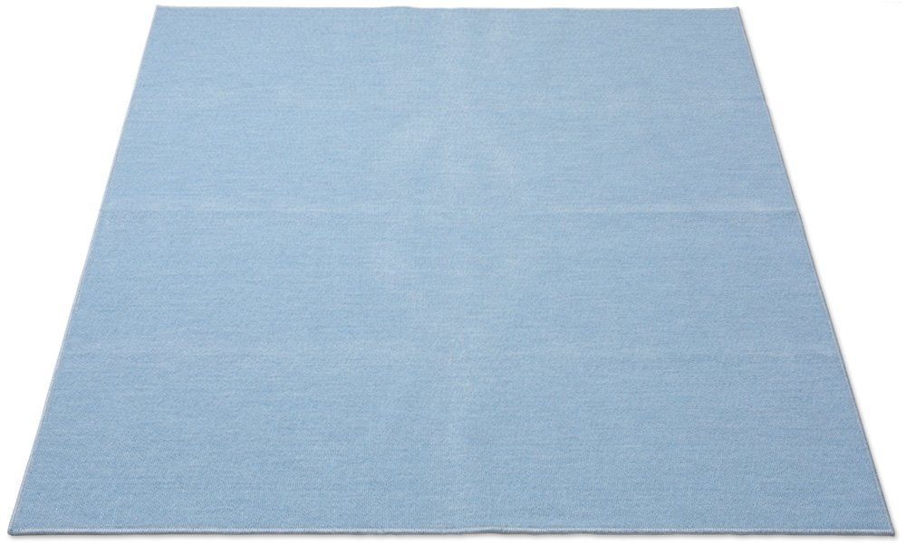 在庫処分抗菌カーペット 江戸間 8畳 352×352cm 正方形 ブルー 1134000080805