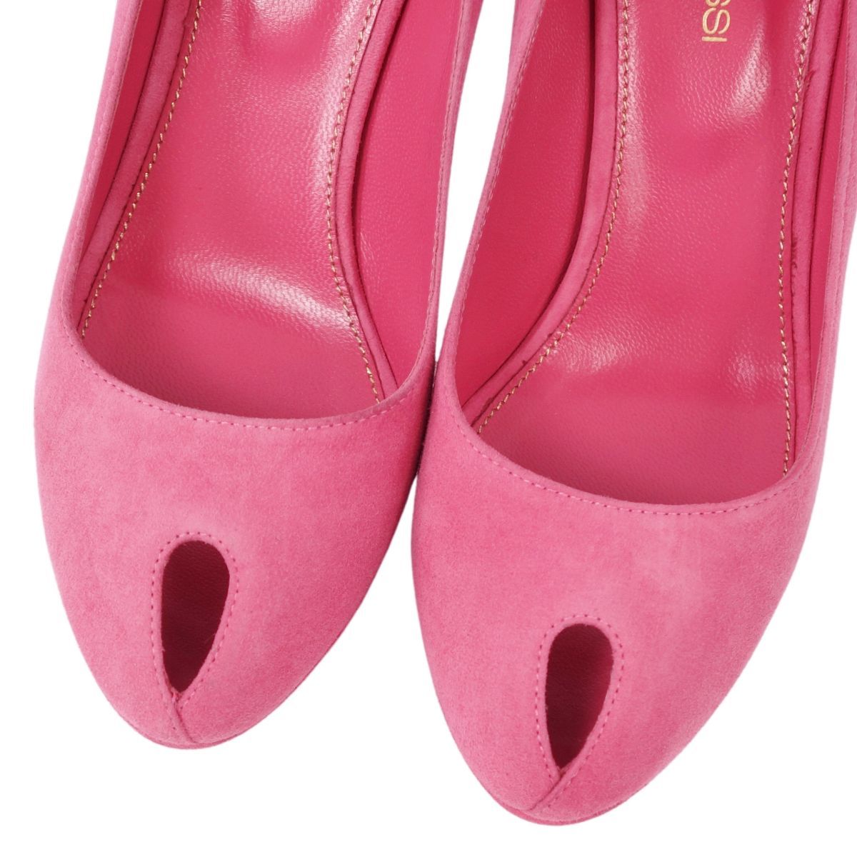 美品 セルジオロッシ SERGIO ROSSI 最も安い パンプス スウェード