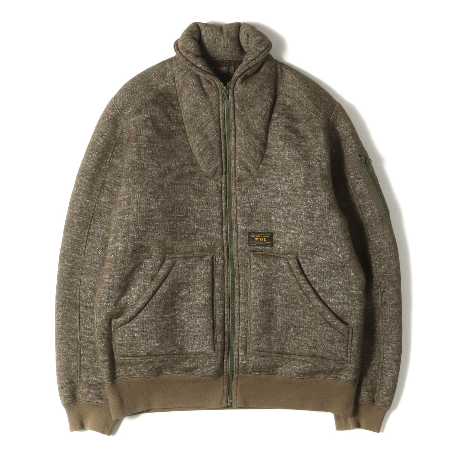 WTAPS ダブルタップス ジャケット サイズ:L ポーラーパイルボア ジップ 