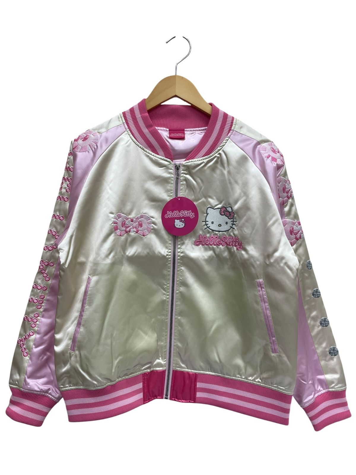 MARUSHIN 丸眞 サンリオ ハローキティ ジュエリーリボン スカジャン 3825013700 Ｌ レディース|045