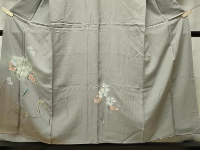 M955＋　D266 振袖　蝶　花模様　金彩　正絹　着物　袷　極美品 M955＋D266 振袖蝶花模様金彩正絹着物袷極美品