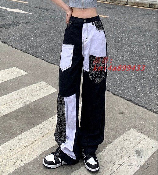 デニムパンツ韓国ファッ