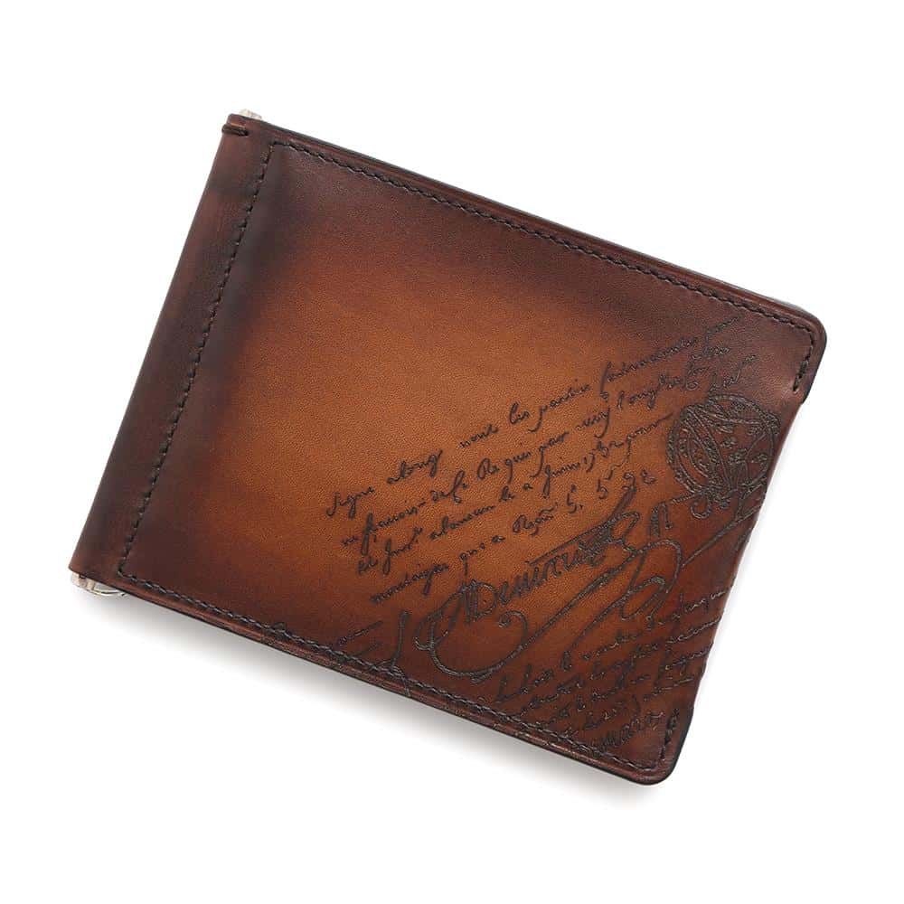 ベルルッティ カードケース カリグラフィ マネークリップ レザー