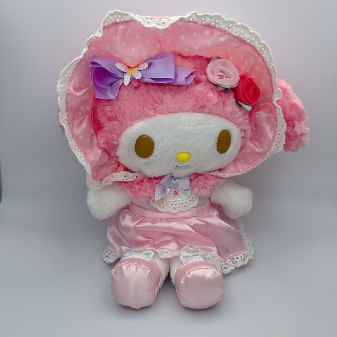 マイメロディ　ローズラビリンス マスコット40周年　マイメロぬいぐるみ マイメロディ 40周年 ローズラビリンスシリーズ マスコット