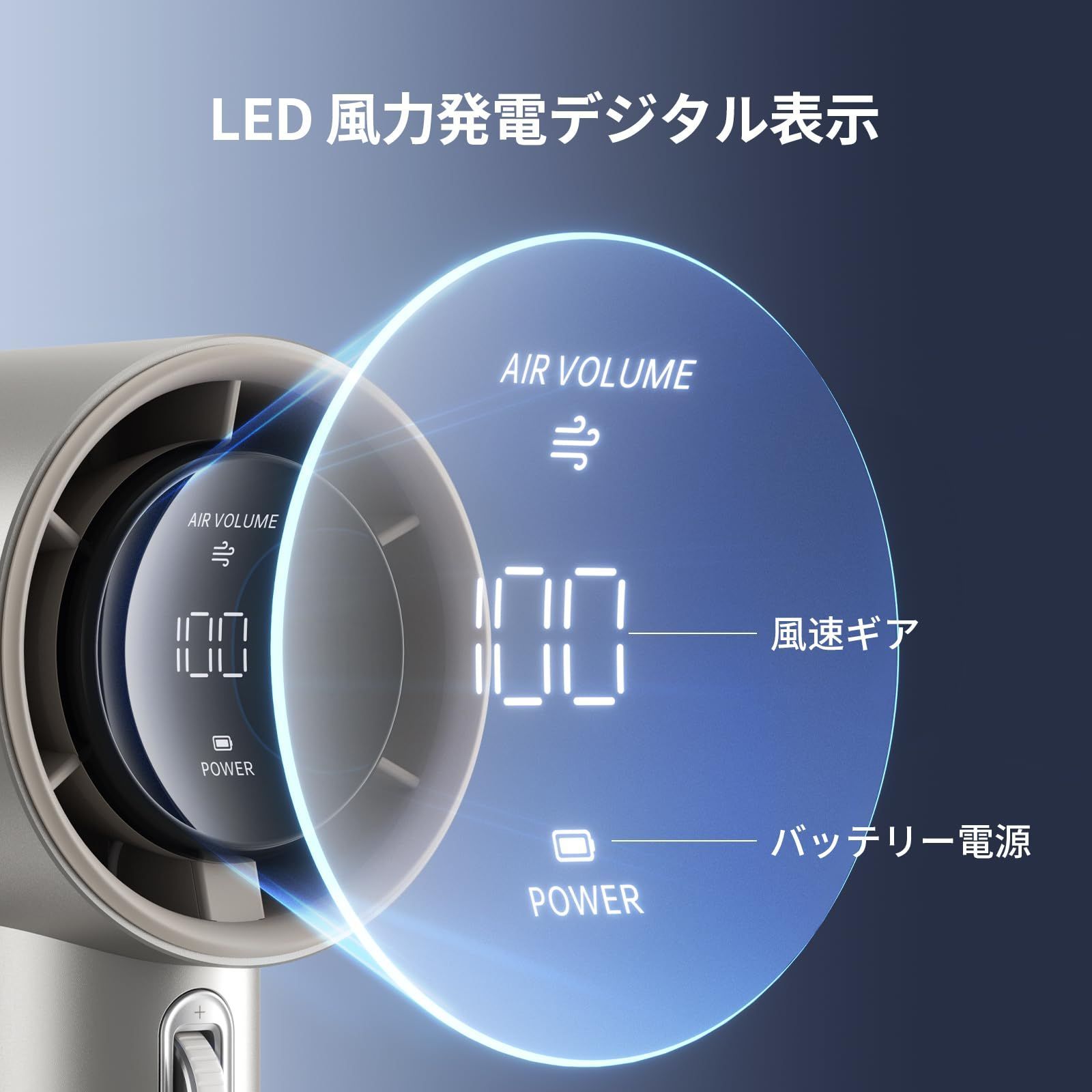 JISULIFE ハンディファン 小型 卓上扇風機 USB充電式 5000mAh大容量バッテリー 最大15時間動作 携帯扇風機 手持ち 1-100段階風量調節 強風 LEDデジタル表示 ポータブル小型 金属ボディ軽量 瞬間冷却 熱中症対策 旅行 キャンプ アウ WWW_KANDAIZUMI_COM