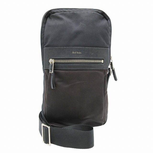 ポールスミス PAUL SMITH ナイロン × レザー ボディバッグ ワン  