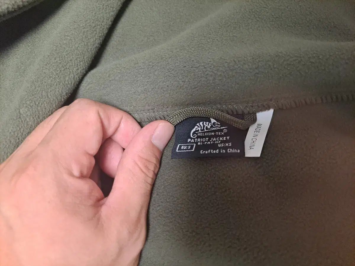 ヘリコンテックス パトリオット ヘビー フリース ジャケット オリーブ グリーン