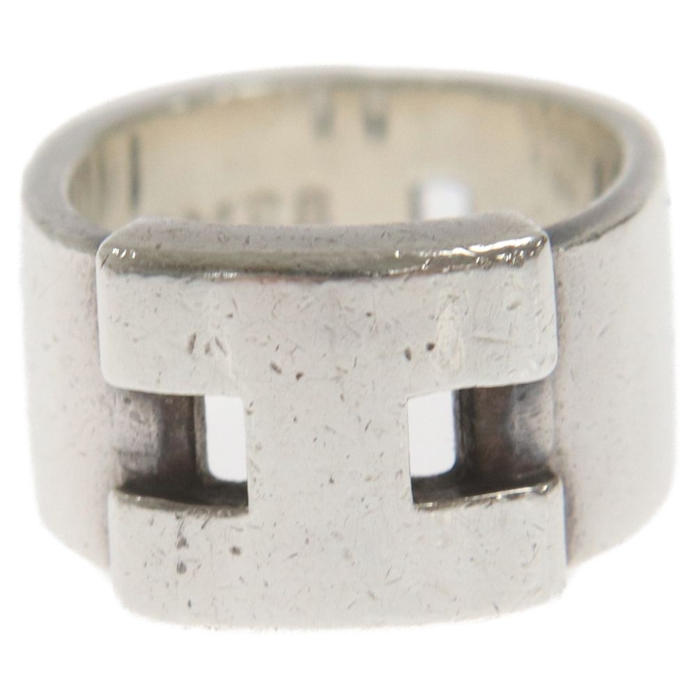 HERMES (エルメス) ヘラクレス リング Hロゴ リング シルバー