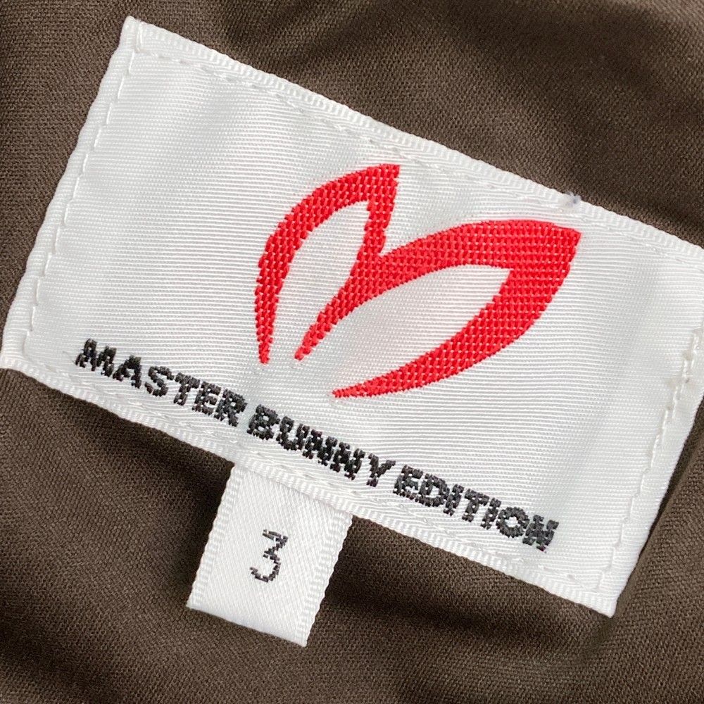 サイズ：3 MASTER BUNNY EDITION マスターバニーエディション  中綿パンツ  ブラウン系 [240101424386] ゴルフウェア メンズ ストスト サイズ：3 MASTER BUNNY EDITION マスターバニーエディション