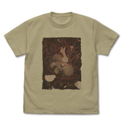 【新品・公式】鬼太郎誕生 ゲゲゲの謎 Sサイズ 鬼太郎誕生 フルカラーTシャツ/SAND KHAKI 公式グッズ colleize