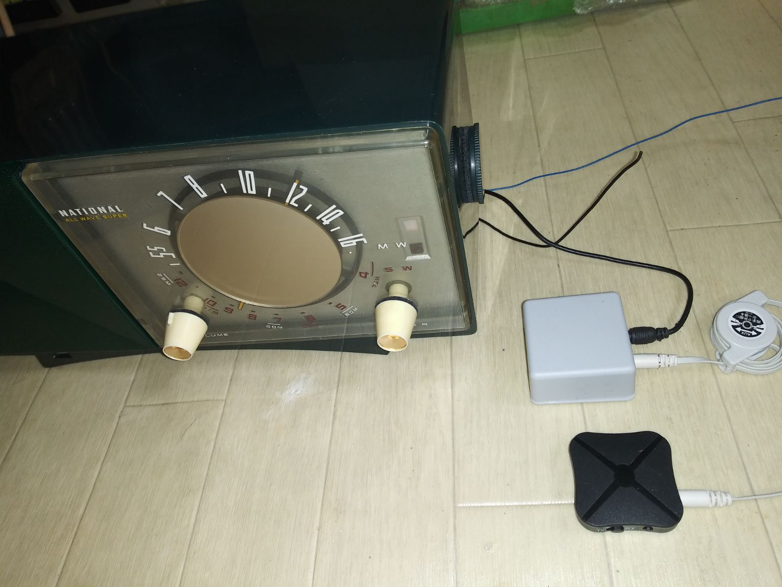 Bluetooth付美品　昭和レトロ真空管ラジオEA-450　マジックアイ Bluetooth付き真空管ラジオEA-450 - メルカリ
