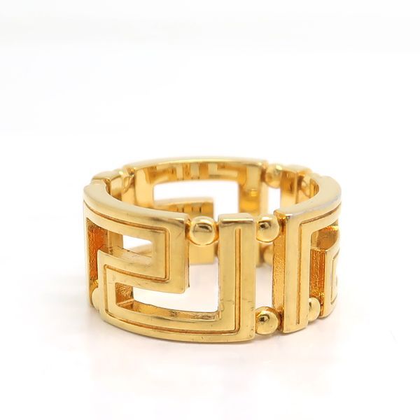【箱付】VERSACE　ヴェルサーチ　リング　ゴールド　グレカ　17号 楽天市場】ヴェルサーチ 指輪 リング グレカ ゴールド メンズ