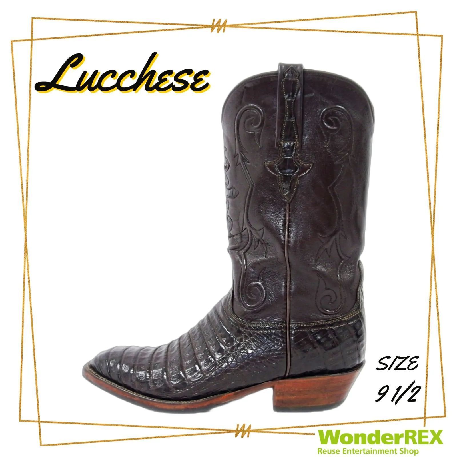 Lucchese CLSSICS ウエスタンブーツ 9 1/2 Handmade ルケーシー - メルカリ