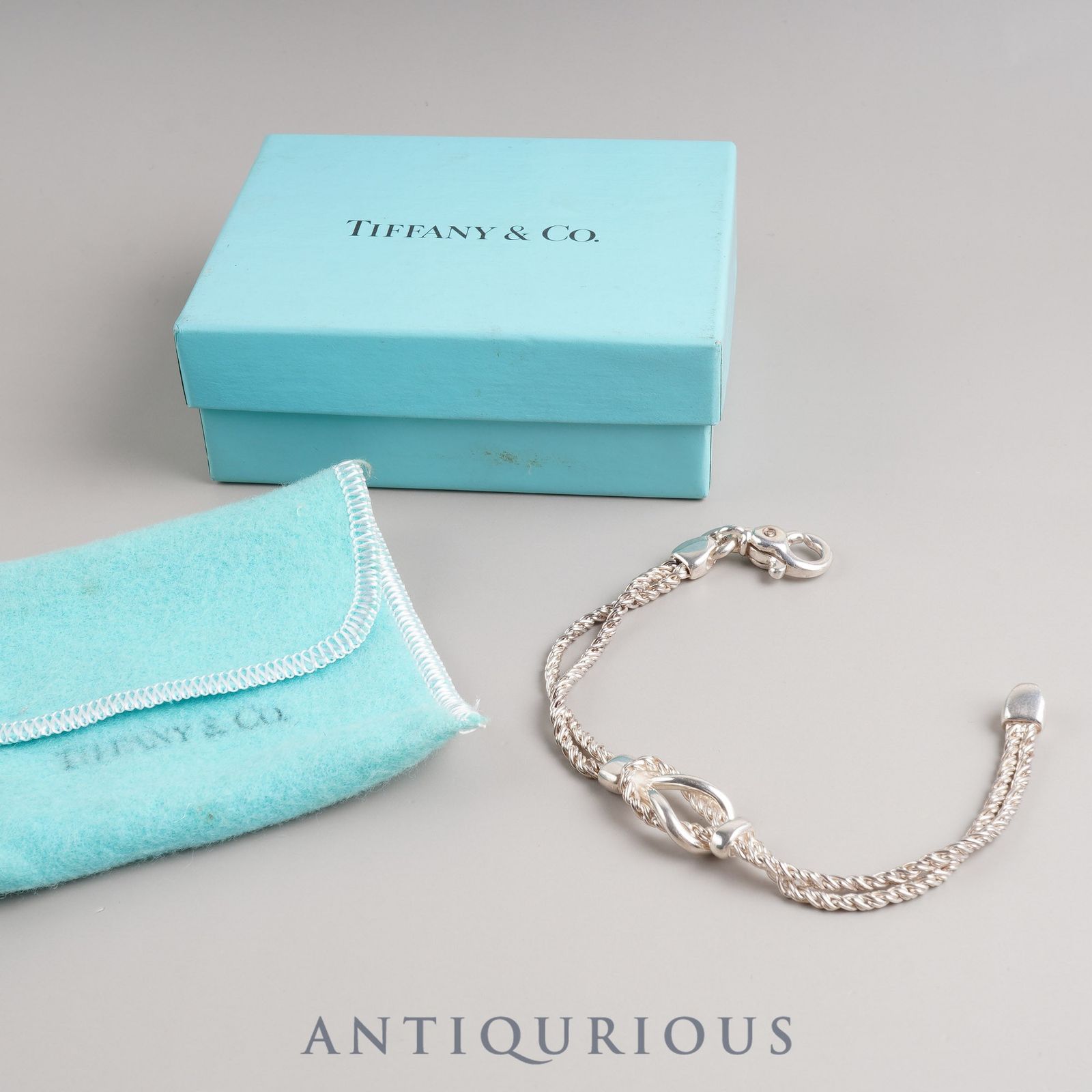 箱＆保証書　tiffany　ダブルロープ　センターノット　ブレスレット 箱＆保証書 tiffany ダブルロープ センターノット ブレスレット