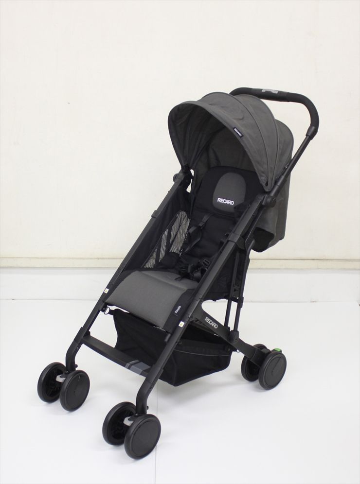 レカロ イージーライフ グラファイト RECARO EASYLIFE レカロ製 背面固定ベビーカー 軽量コンパクト 生後6ヶ月頃～ クリーニング済み D595001