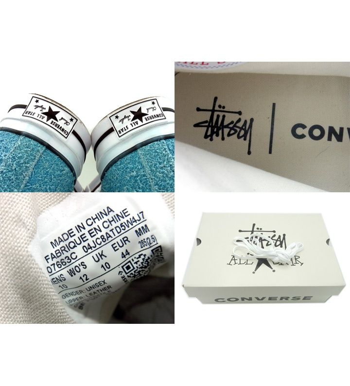 ステューシー STUSSY × コンバース CONVERSE □ 【 CT70 HI SKY BLUE ...