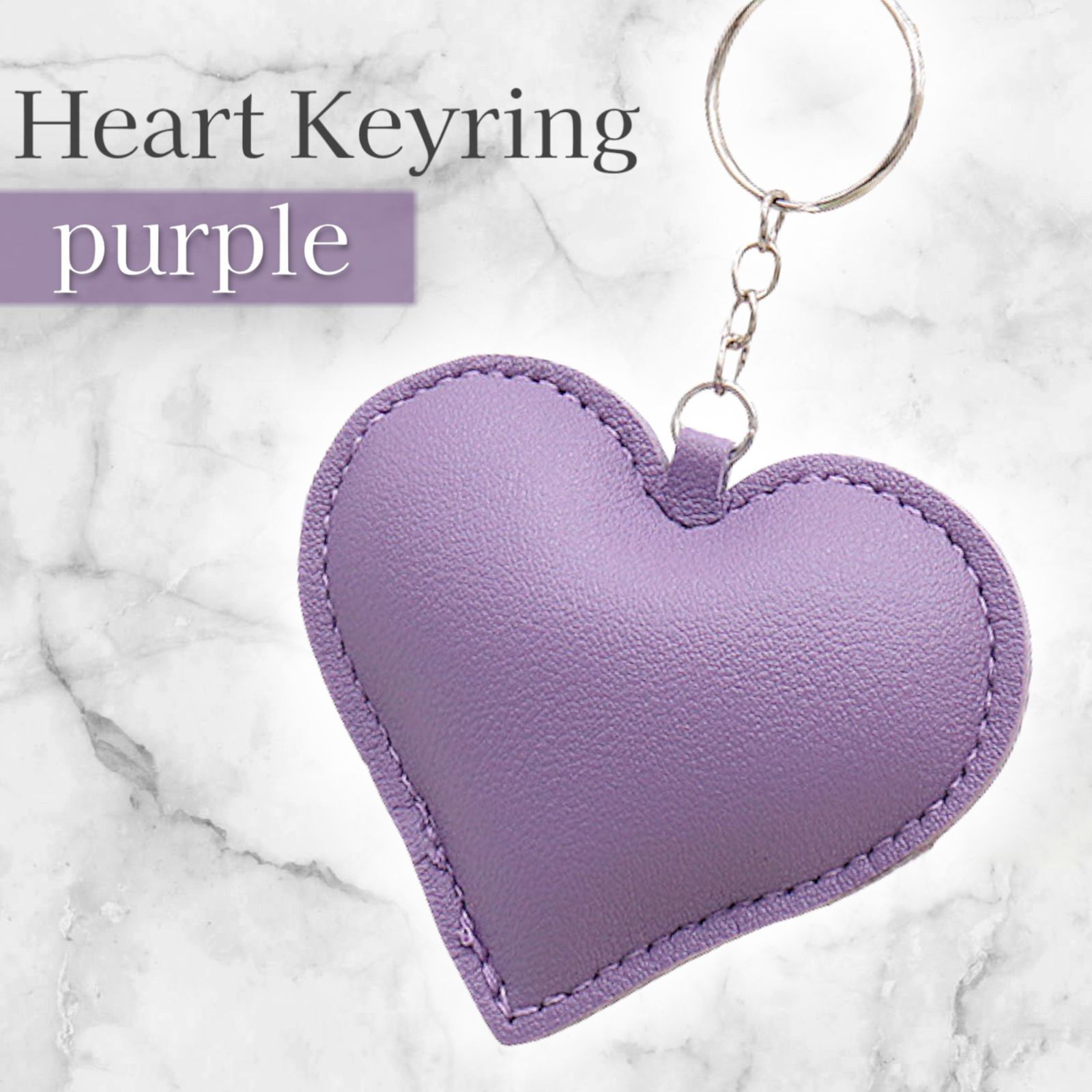 バッグチャーム キーホルダー 革 ハート レディース レザー バック