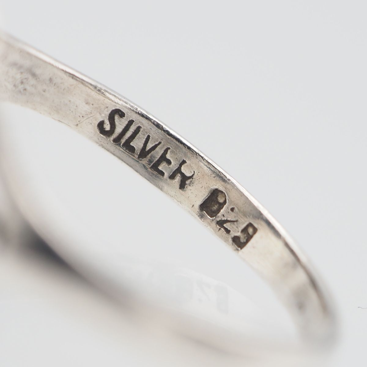 K956 ラピスラズリ風 SILVER925刻印 リング デザイン シルバー