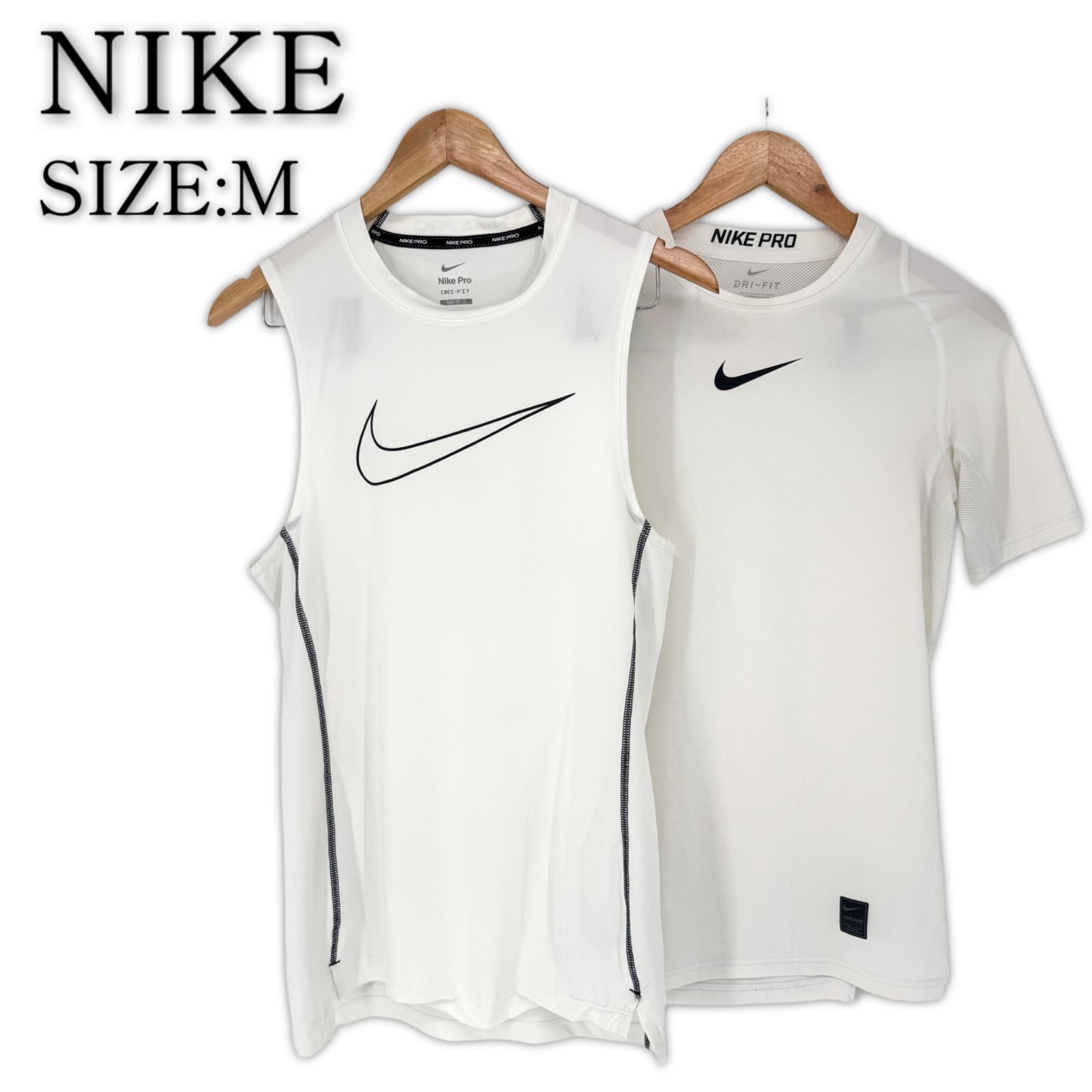 Nike Pro DRI-FIT タンクトップとタイツセット M Nike Pro DRI-FITタンクトップ＆タイツセット M