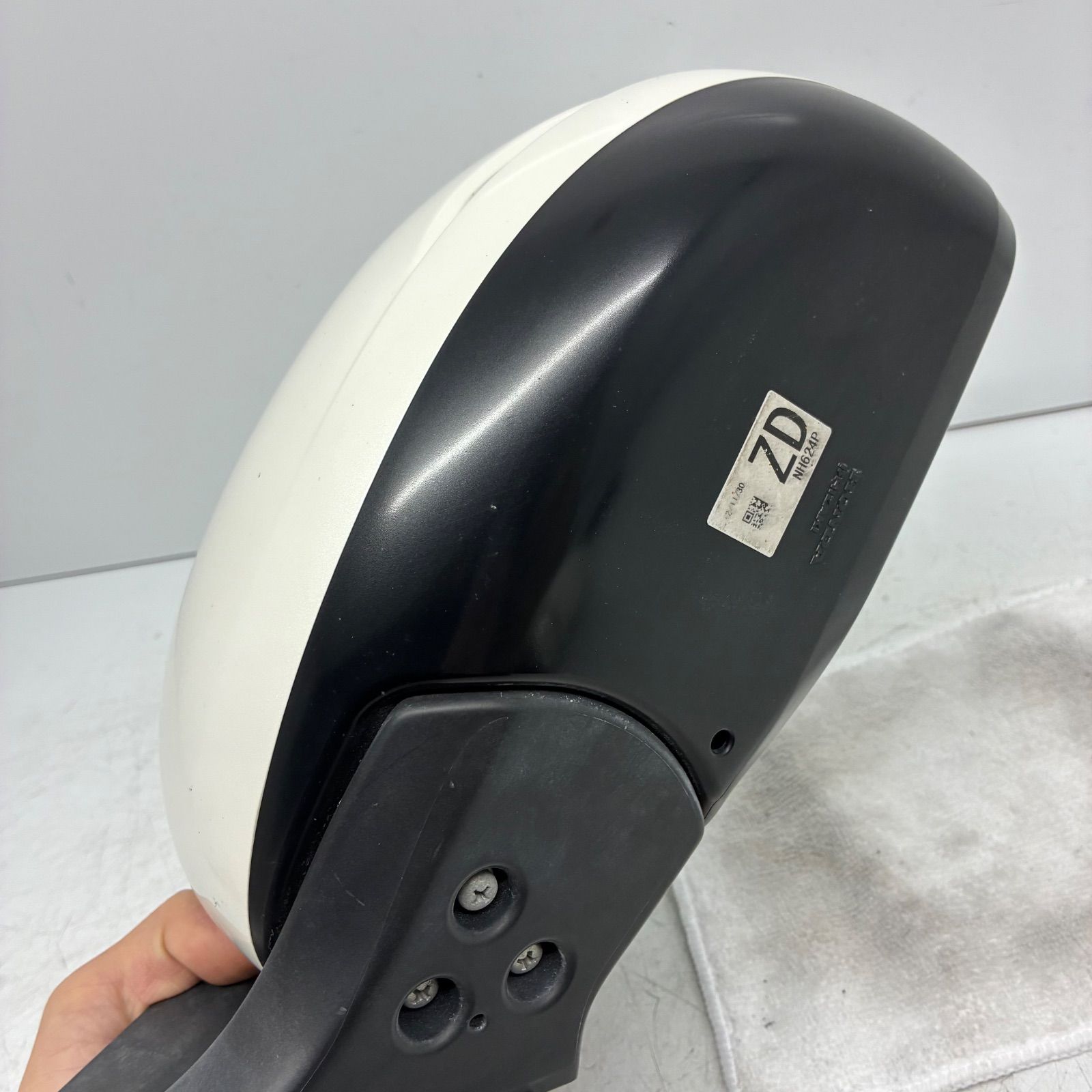 ホンダ JG1 JG2 N-ONE Nワン ドアミラー サイドミラー 左側 助手席側 L 11ピン 11P ウィンカー付 動作 済 ホワイト 白 NH624P P71596 FFCRYSTALESIA_COM