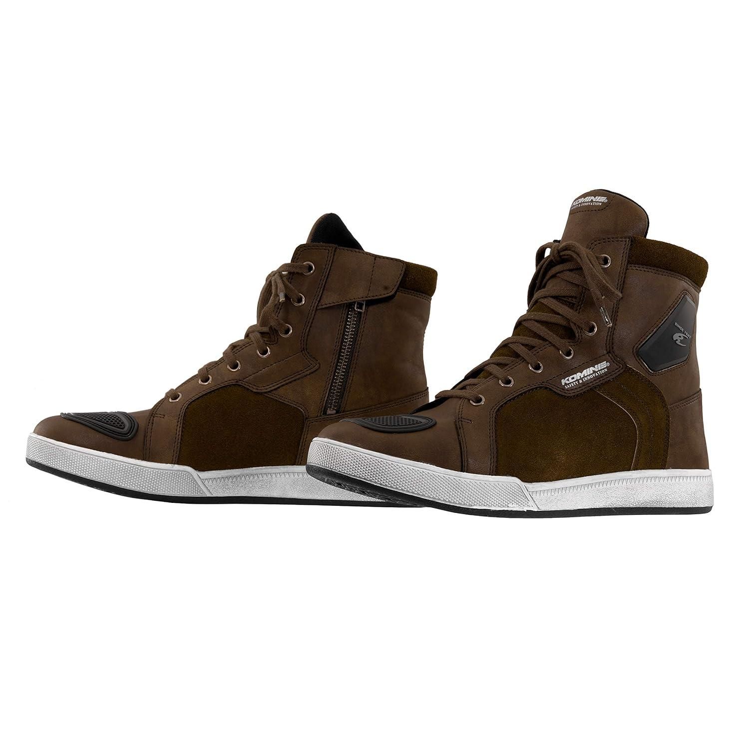 5営業日で発送 コミネ Komine BK-091 WP Microfiber Riding Sneaker 品番 05-091 Brown サイズ 27