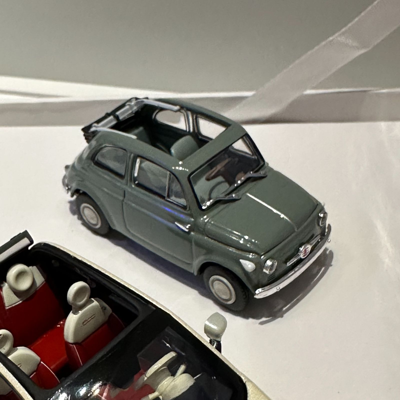 世界限定500セット Fiat 500 Decouvrabl e & Fiat 500 C Norev