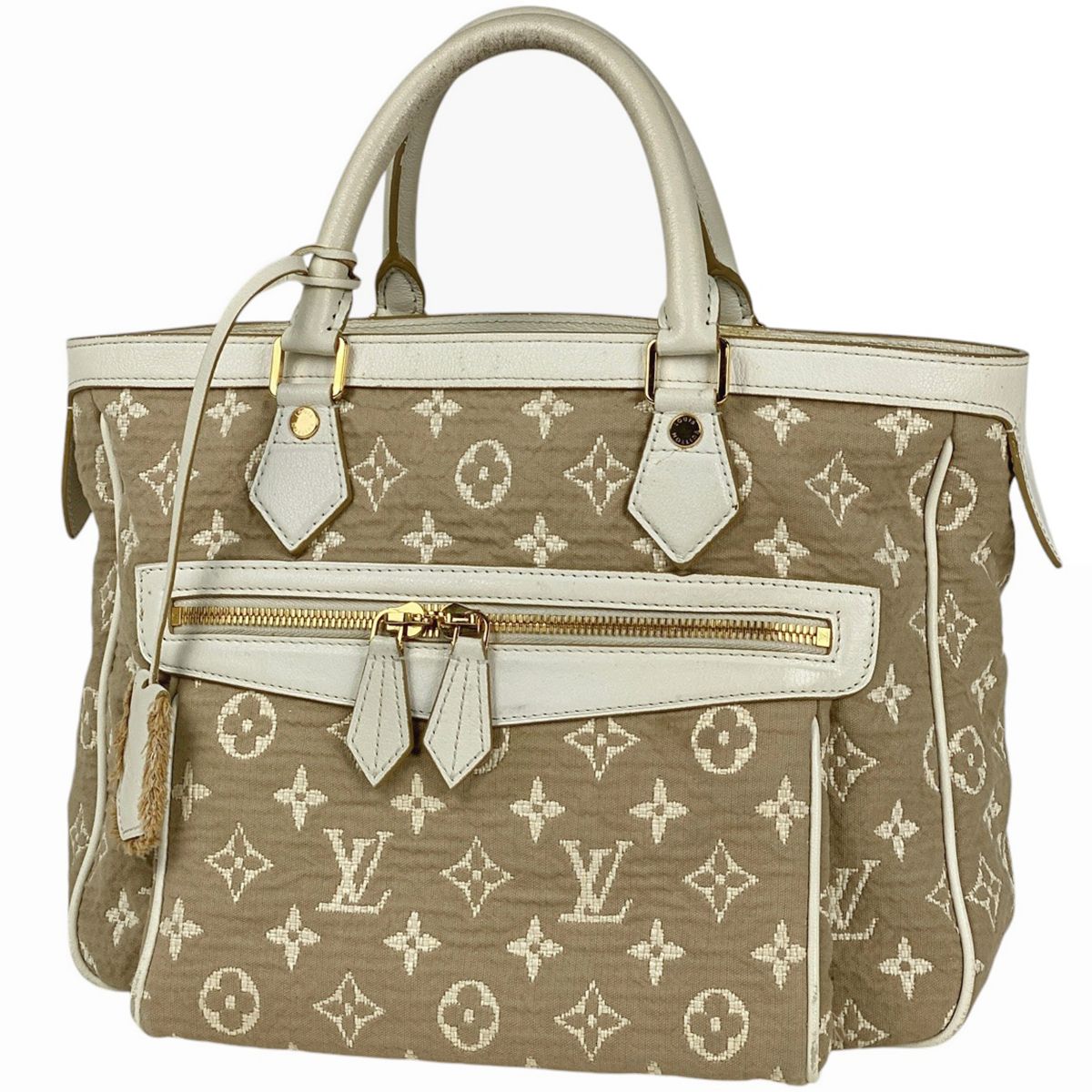Louis Vuitton トートバッグ ベージュ キャンバス