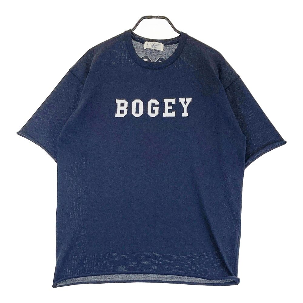 サイズ：XL MUNSING WEAR マンシングウェア ×PENGUIN 半袖 サマーニットセーター  ネイビー系 [240101491866] ゴルフウェア メンズ ストスト サイズ：XL MUNSING WEAR マンシングウェア ×PENGUIN 半袖 サマー