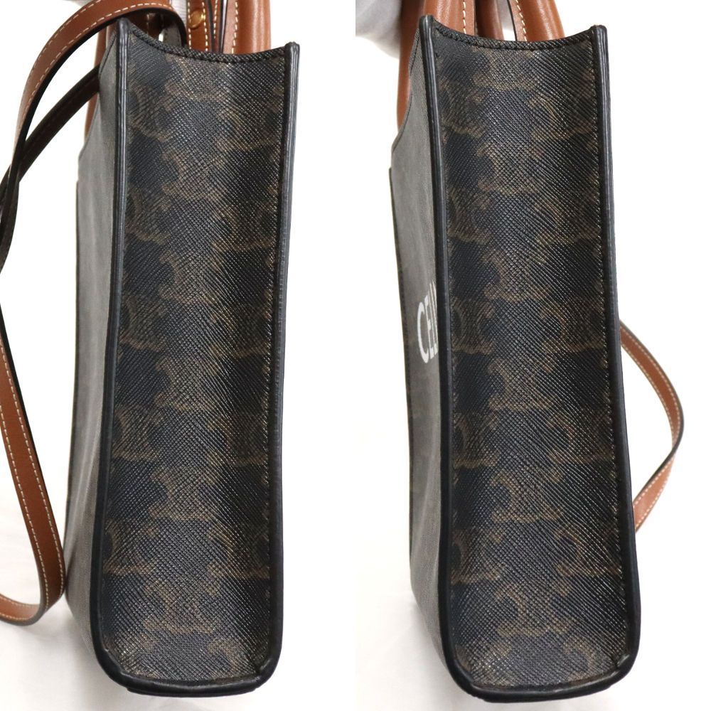 セリーヌ ミニ バーティカル トリオンフ キャンバス CELINE カバ