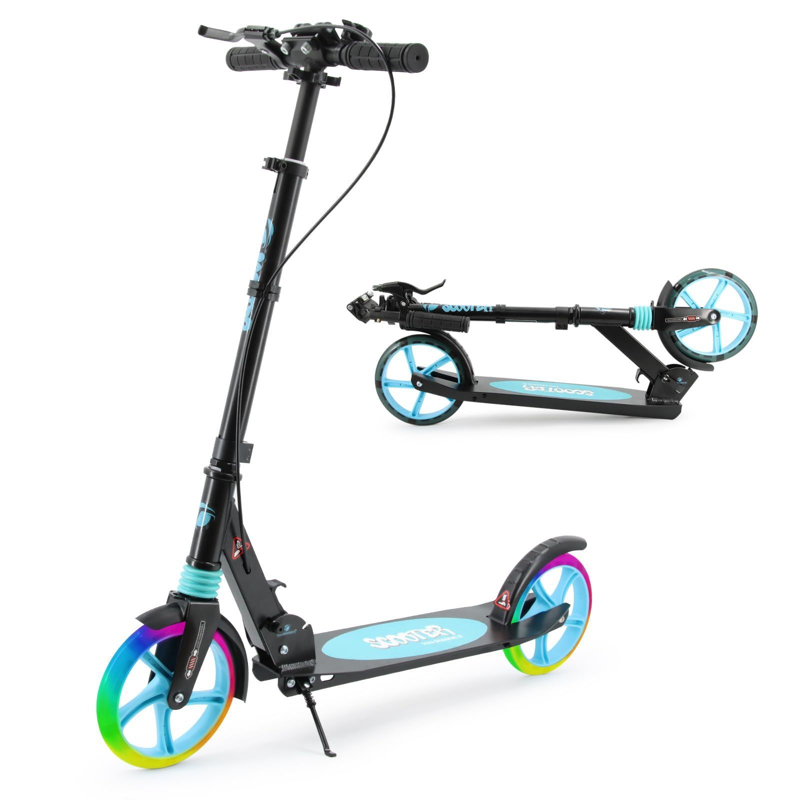 キックボード キックスクーター 折りたたみ式 8インチタイヤ3