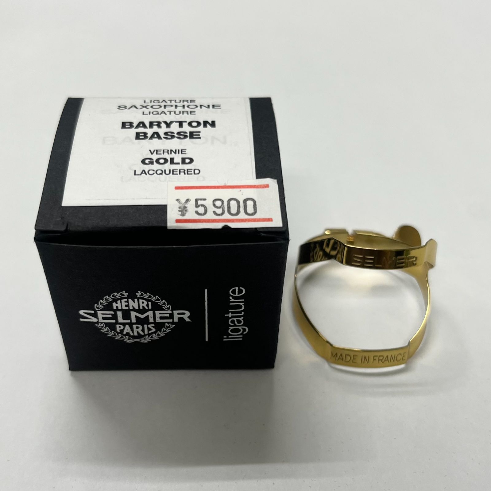 セルマー バリトンサックス用リガチャー GL 旧モデル 2本締 キャップ