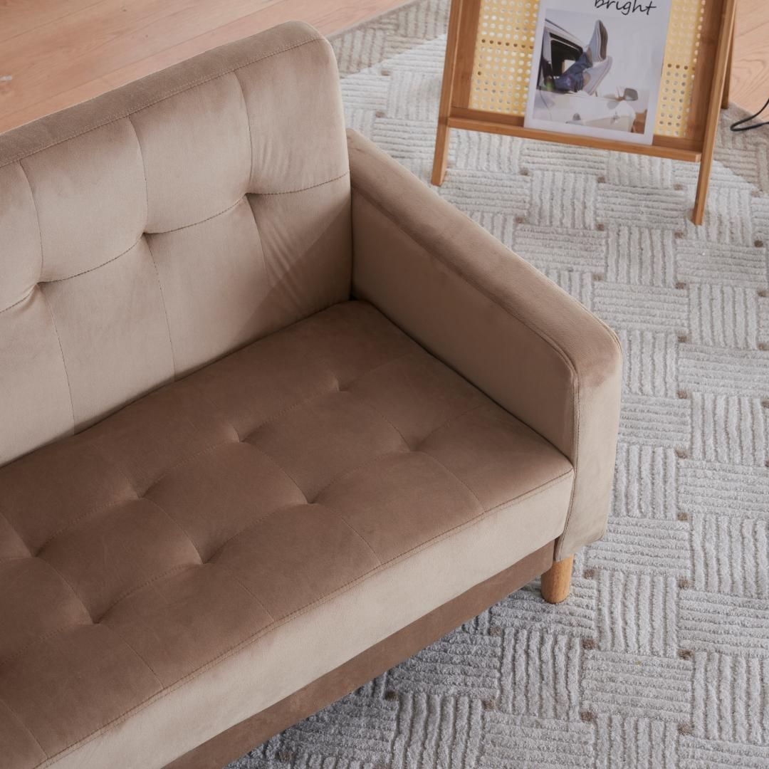 ソファー二人がけソファー2人掛け 幅105cm高さ12cmリビングソファ 肘