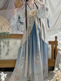 星 2025 美しい花刺繍 宮廷風漢服 豪華ドレス コスプレ イベント撮影用衣装 美しい刺繍 用 舞台演出用 日常着 プレゼント用 レディース用HF 354