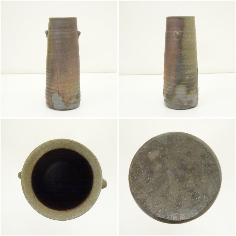 備前焼 人気実力作家 大森輝彦 師：二代大饗仁堂 舟徳利