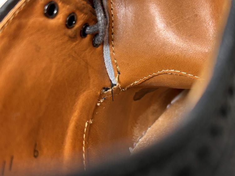 ロングウィングチップ ブラック