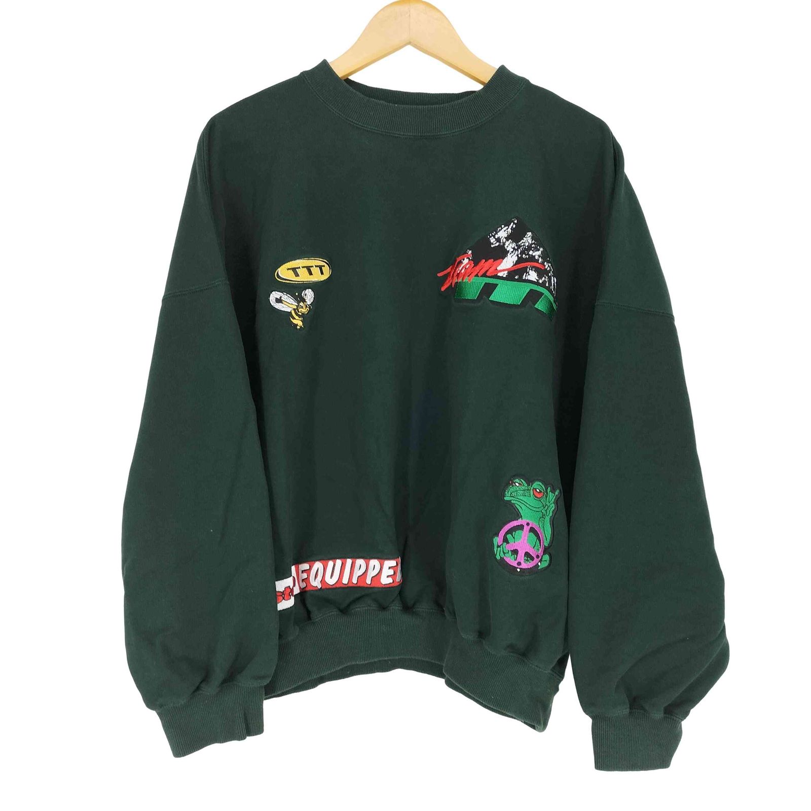 ティーモダンストリートウエア TTT_MSW 24SS Mulch embroidery crew 