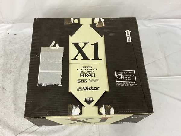 未使用 Victor HR-X1 ビデオデッキ VHS ビデオテープ オーディオ