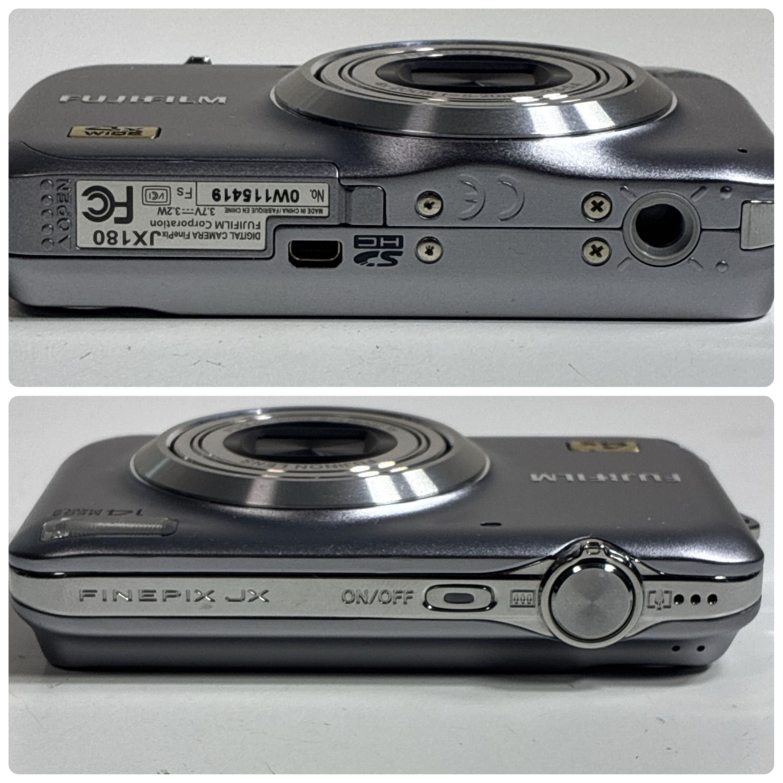 極美品 動作品 富士フィルム ファインピックス JX180 シルバー - メルカリ