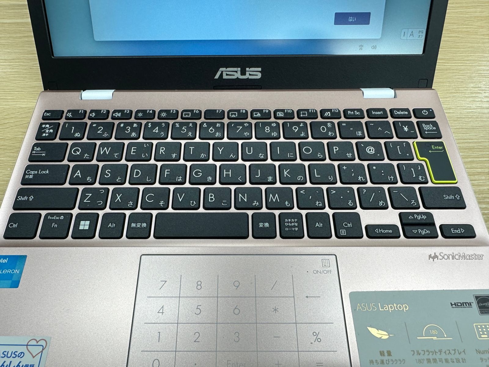 ASUS ノートパソコン ローズピンク E210KA-GJ03PWS 軽量PC