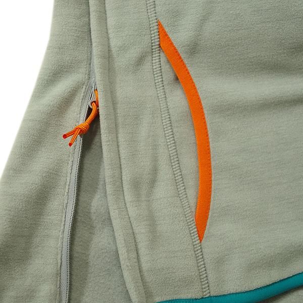 ビバハート フード付ダウンベスト レッド×ネイビー ロゴ刺しゅう