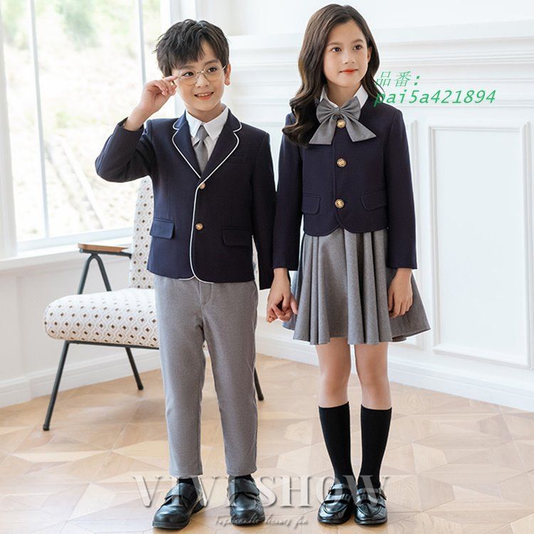 子供 スーツ フォーマル 男の子 女の子 フォーマルスーツ 子供服 スカート 卒園式 スーツ ジャケット スーツ 入学式 セットアップ ネクタイ付き キッズ パンツ pai5a421894