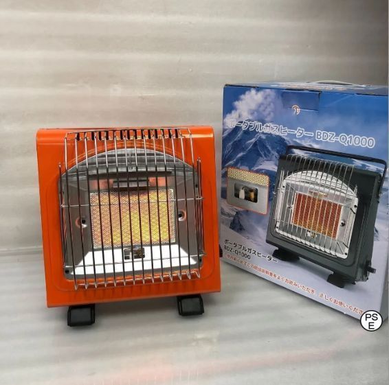 新しい未使用 カセットガスストーブ 2色 ガスヒーター 1台2役 新しい未使用 カセットガスストーブ 2色 ガスヒーター 1台2役